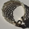 Elegant Italy 925 Sterling Silver Bracelet Size 8