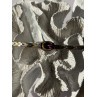 Italy 925 Sterling Silver Gold Plated Amethyst Bracelet