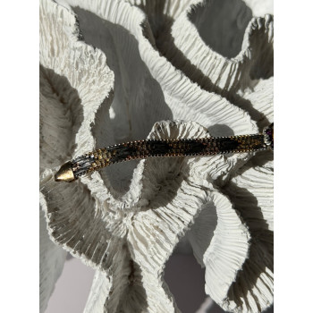 Italy 925 Sterling Silver Gold Plated Amethyst Bracelet