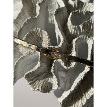 Italy 925 Sterling Silver Gold Plated Amethyst Bracelet