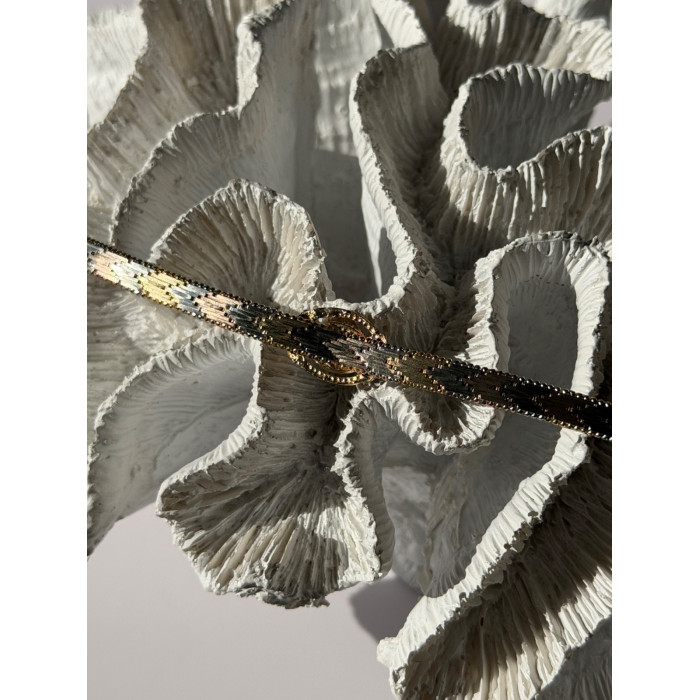 Italy 925 Sterling Silver Gold Plated Amethyst Bracelet