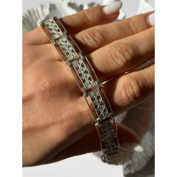 Vintage 925 Sterling Silver Marcasite Bracelet