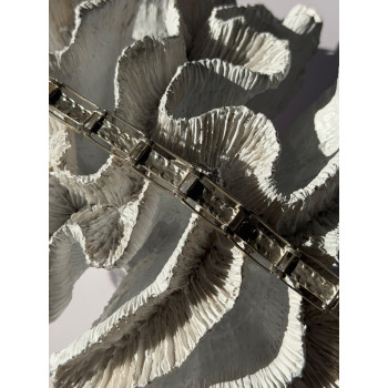 Vintage 925 Sterling Silver Marcasite Bracelet