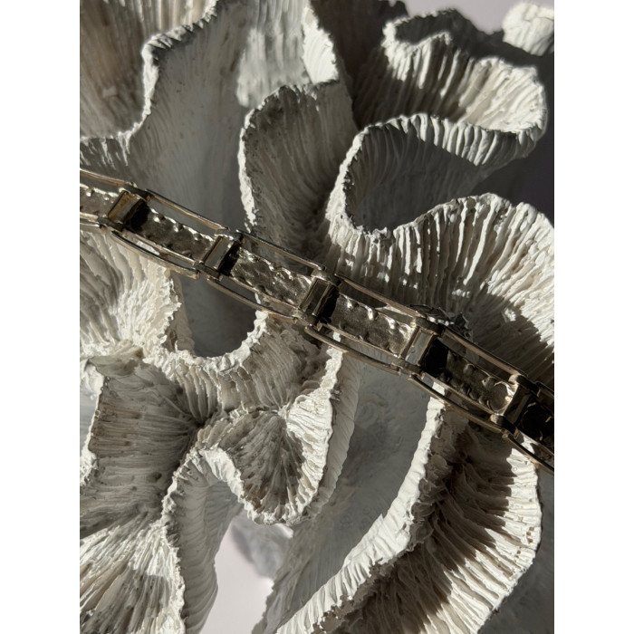 Vintage 925 Sterling Silver Marcasite Bracelet