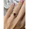 10K Yellow Gold Ruby & Diamonds Ring Size 7