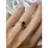 10K Yellow Gold Ruby & Diamonds Ring Size 7