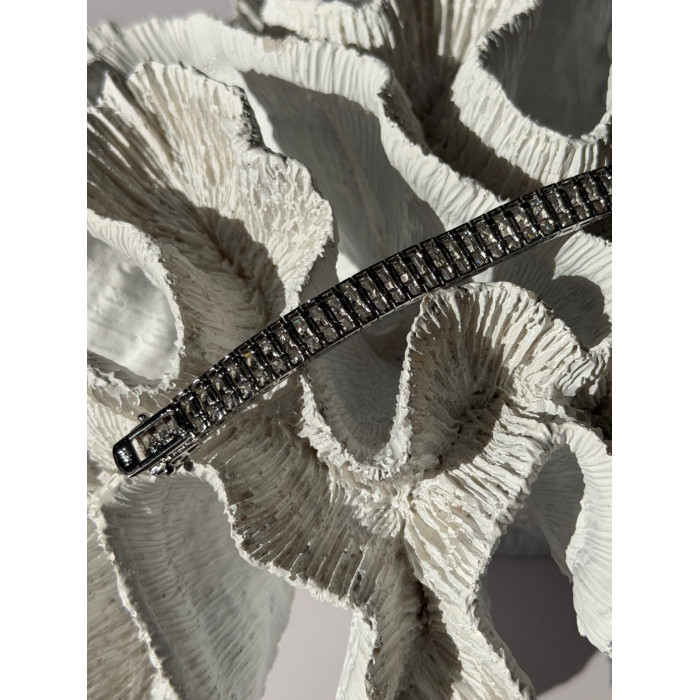 Shiny 925 Sterling Silver Cz Bracelet