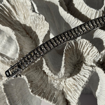 Shiny 925 Sterling Silver Cz Bracelet