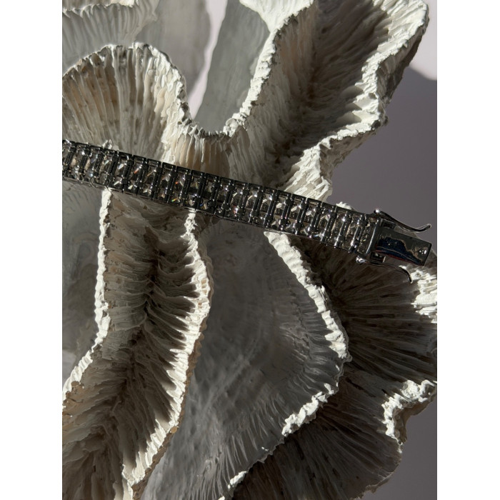 Shiny 925 Sterling Silver Cz Bracelet