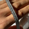 Shiny 925 Sterling Silver Cz Bracelet