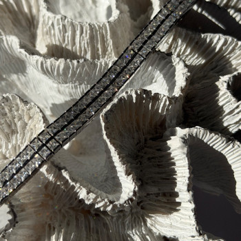 Shiny 925 Sterling Silver Cz Bracelet
