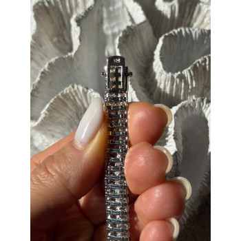 Shiny 925 Sterling Silver Cz Bracelet