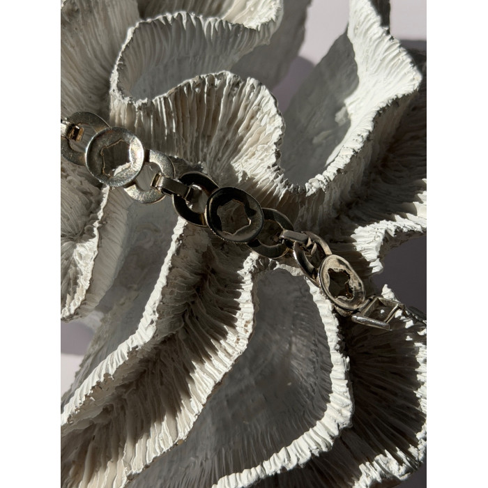 Vintage 925 Sterling Silver Onyx & Marcasite Bracelet