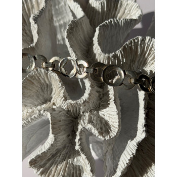 Vintage 925 Sterling Silver Onyx & Marcasite Bracelet