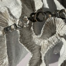 Vintage 925 Sterling Silver Onyx & Marcasite Bracelet