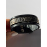 Harley Davidson Leather & 925 Sterling Silver Bracelet