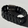 Emporio Armani Leather & 925 Sterling Silver Bracelet
