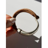 Vintage Brown Leather & 925 Sterling Silver Bracelet