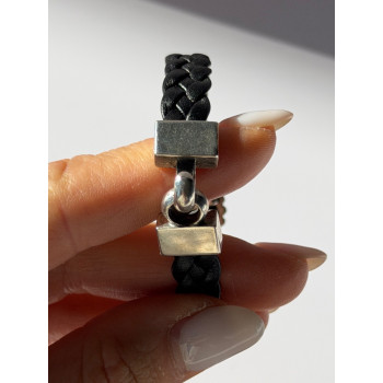 King Baby Skeleton Leather & 925 Sterling Silver Bracelet