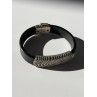 Vintage David Yurman Leather & 925 Sterling Silver Bracelet
