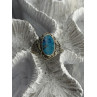 Vintage 925 Sterling Silver Turquoise Ring Size 9