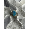 Vintage 925 Sterling Silver Turquoise Ring Size 9