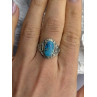 Vintage 925 Sterling Silver Turquoise Ring Size 9