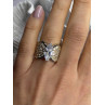 925 Sterling Silver Cz Ring Size 6