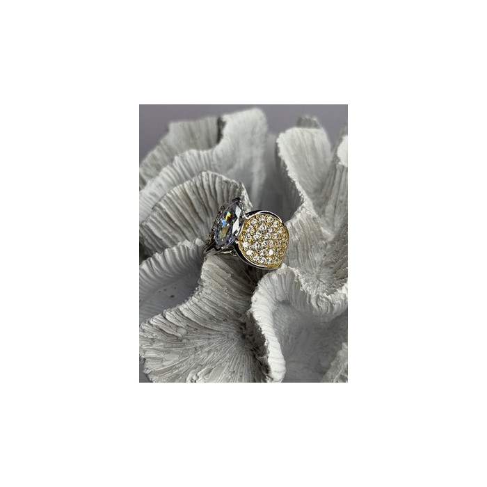 925 Sterling Silver Cz Ring Size 6