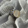925 Sterling Silver Cz Ring Size 6