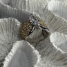 925 Sterling Silver Cz Ring Size 6
