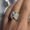 925 Sterling Silver Cz Ring Size 6