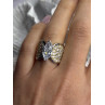 925 Sterling Silver Cz Ring Size 6