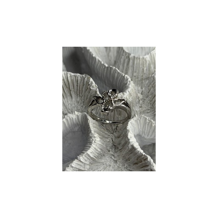 JWBR 925 Sterling Silver 0.07 ct Diamond Heart Ring Size 7