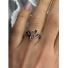 JWBR 925 Sterling Silver 0.07 ct Diamond Heart Ring Size 7