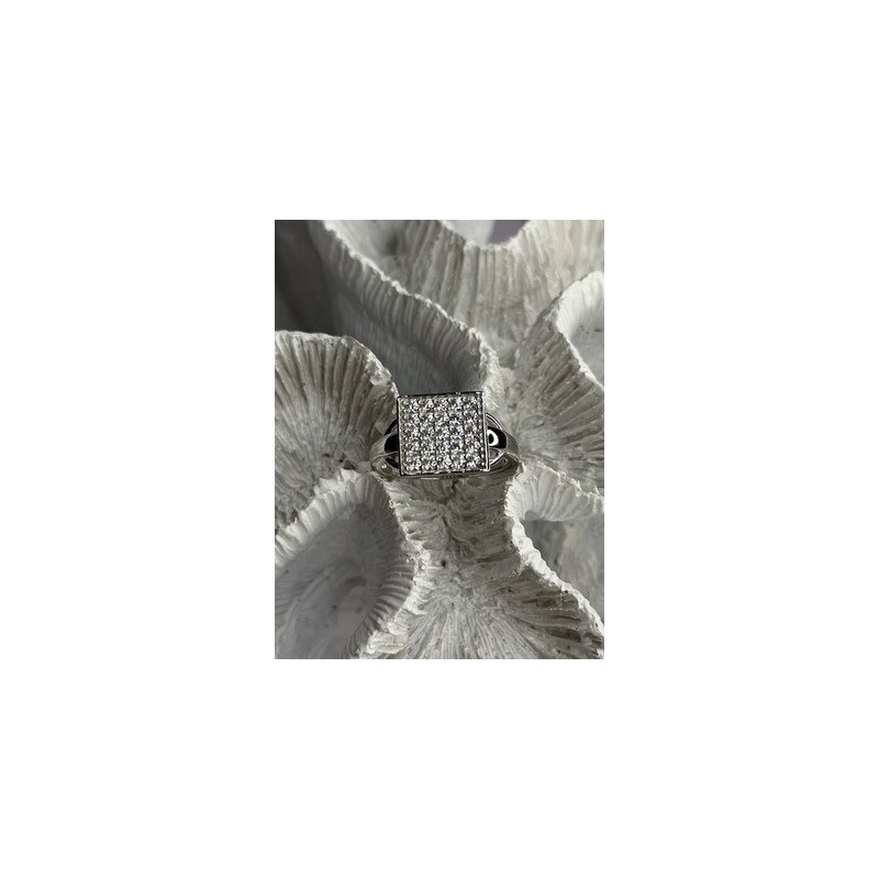 BBJ 925 Sterling Silver Cz Ring Size 10