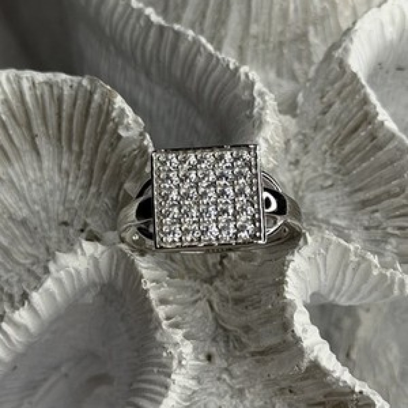 BBJ 925 Sterling Silver Cz Ring Size 10