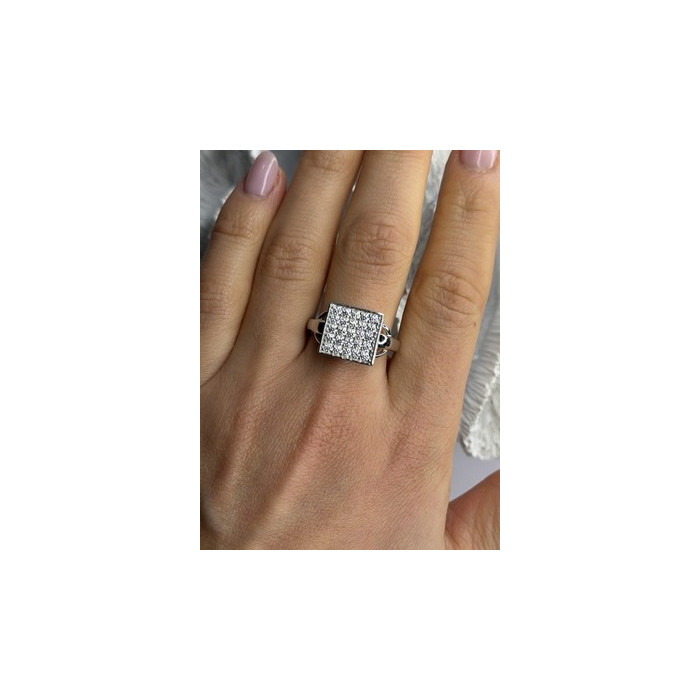 BBJ 925 Sterling Silver Cz Ring Size 10