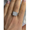 BBJ 925 Sterling Silver Cz Ring Size 10