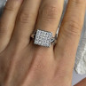 BBJ 925 Sterling Silver Cz Ring Size 10