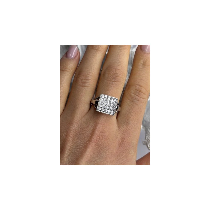 BBJ 925 Sterling Silver Cz Ring Size 10