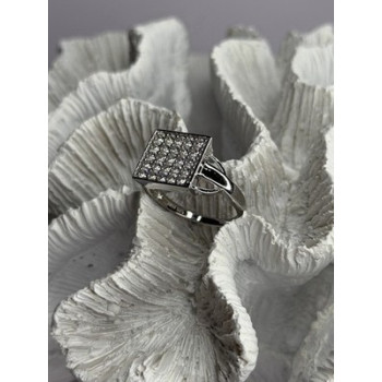 BBJ 925 Sterling Silver Cz Ring Size 10