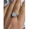 BBJ 925 Sterling Silver Cz Ring Size 10