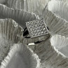BBJ 925 Sterling Silver Cz Ring Size 10
