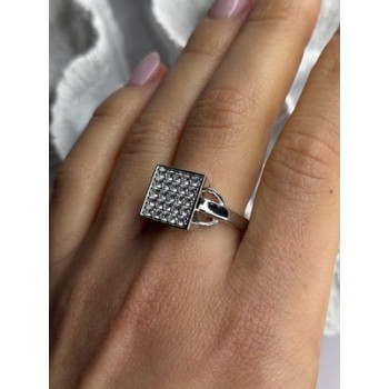 BBJ 925 Sterling Silver Cz Ring Size 10