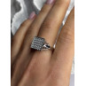 BBJ 925 Sterling Silver Cz Ring Size 10