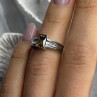 Elegant 925 Sterling Silver Citrine Ring Size 5