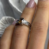 Elegant 925 Sterling Silver Citrine Ring Size 5
