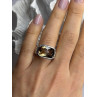 925 Sterling Silver Brown Tourmaline Ring Size 7