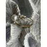 Lovely 925 Sterling Silver Pearl & Beryl Ring Size 10